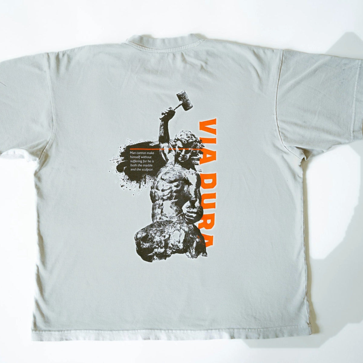 Sculptor II Tee in Lunar Rock, back print